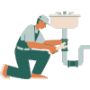 Slab Leak Plumber Logo